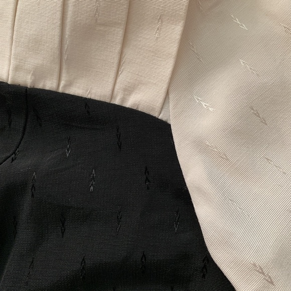 80s office power dress black/white 12 - Picture 4 of 4